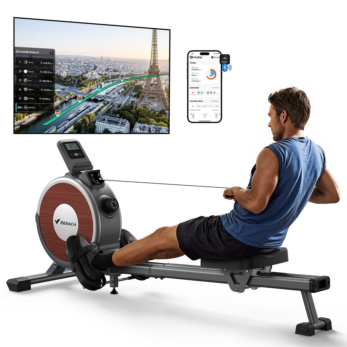 Q1S Manual Resistance Rower