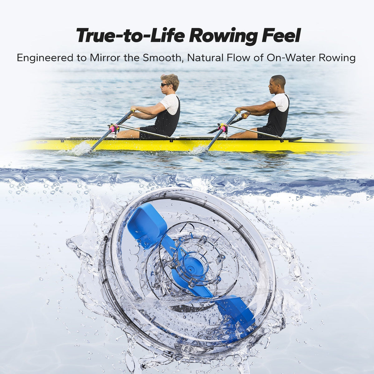 CoreRow R28 Wooden Water Rower Machine