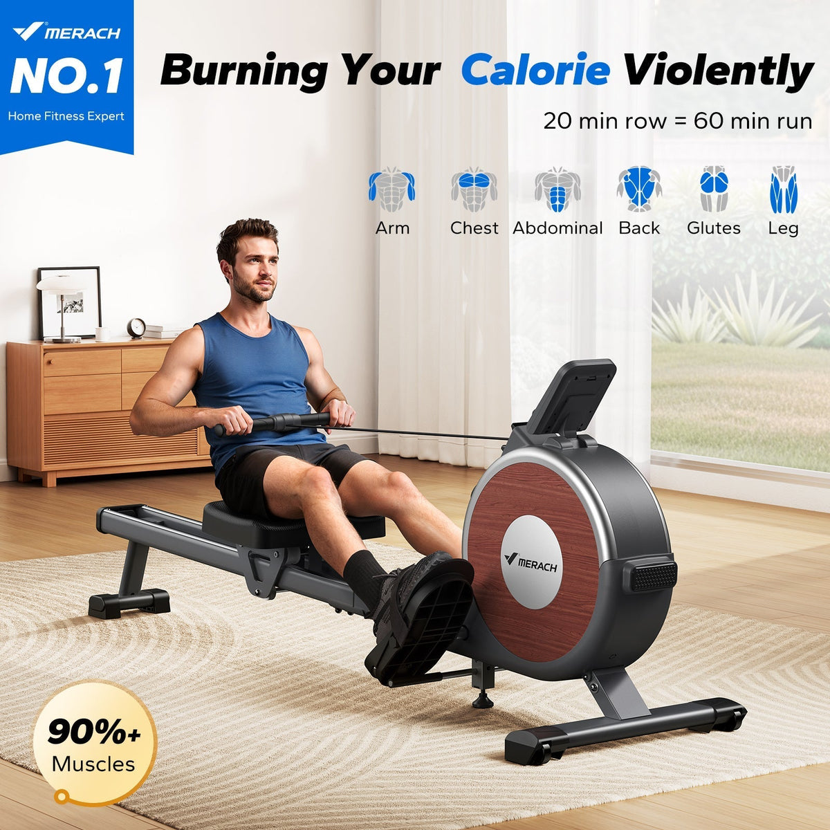 Q1S Manual Resistance Rower