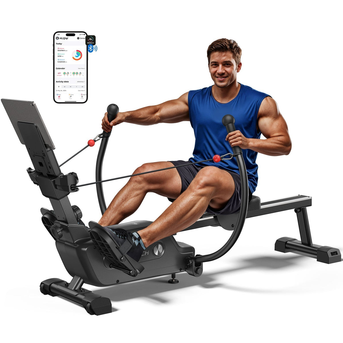 R26 Indoor Double-Scull Magnetic Rowing Machine for Muscle Imbalance
