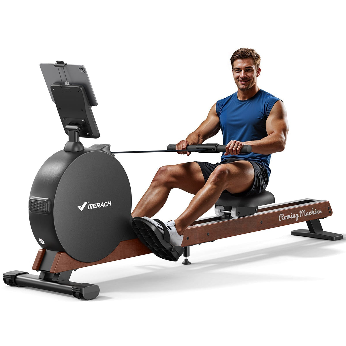 Q3 Self-powered Magnetic Rowing Machine for Beginners with LED Display