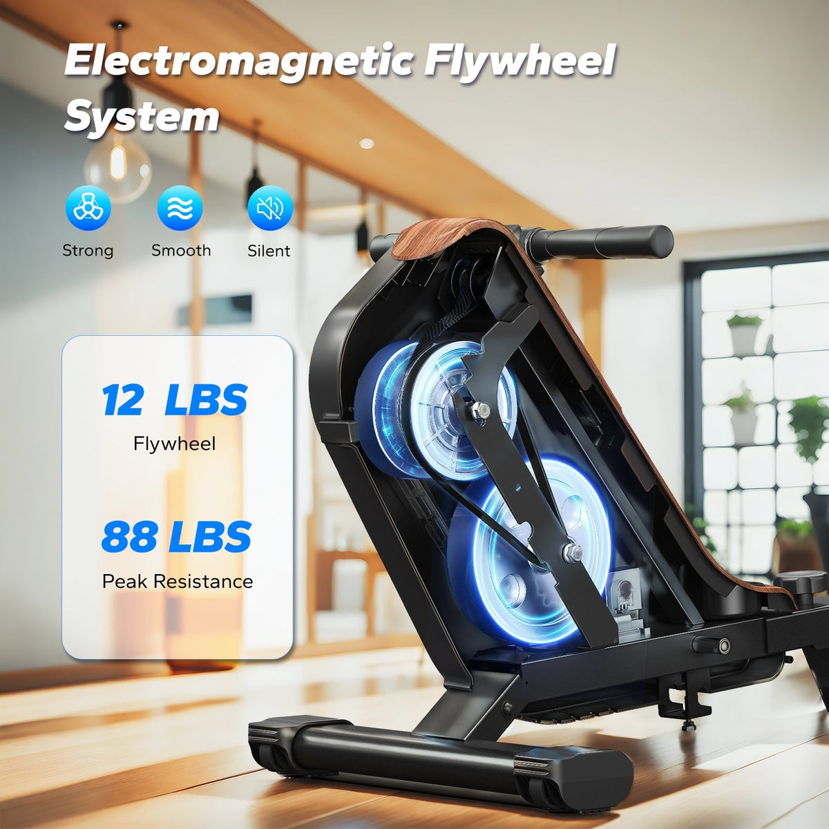 R15 Pro Electromagnetic Rowing Machine