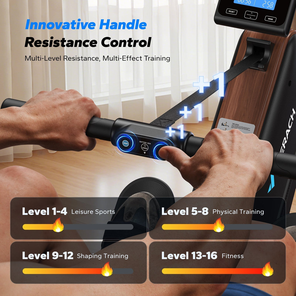 R15 Ultra Self Power Rowing Machine