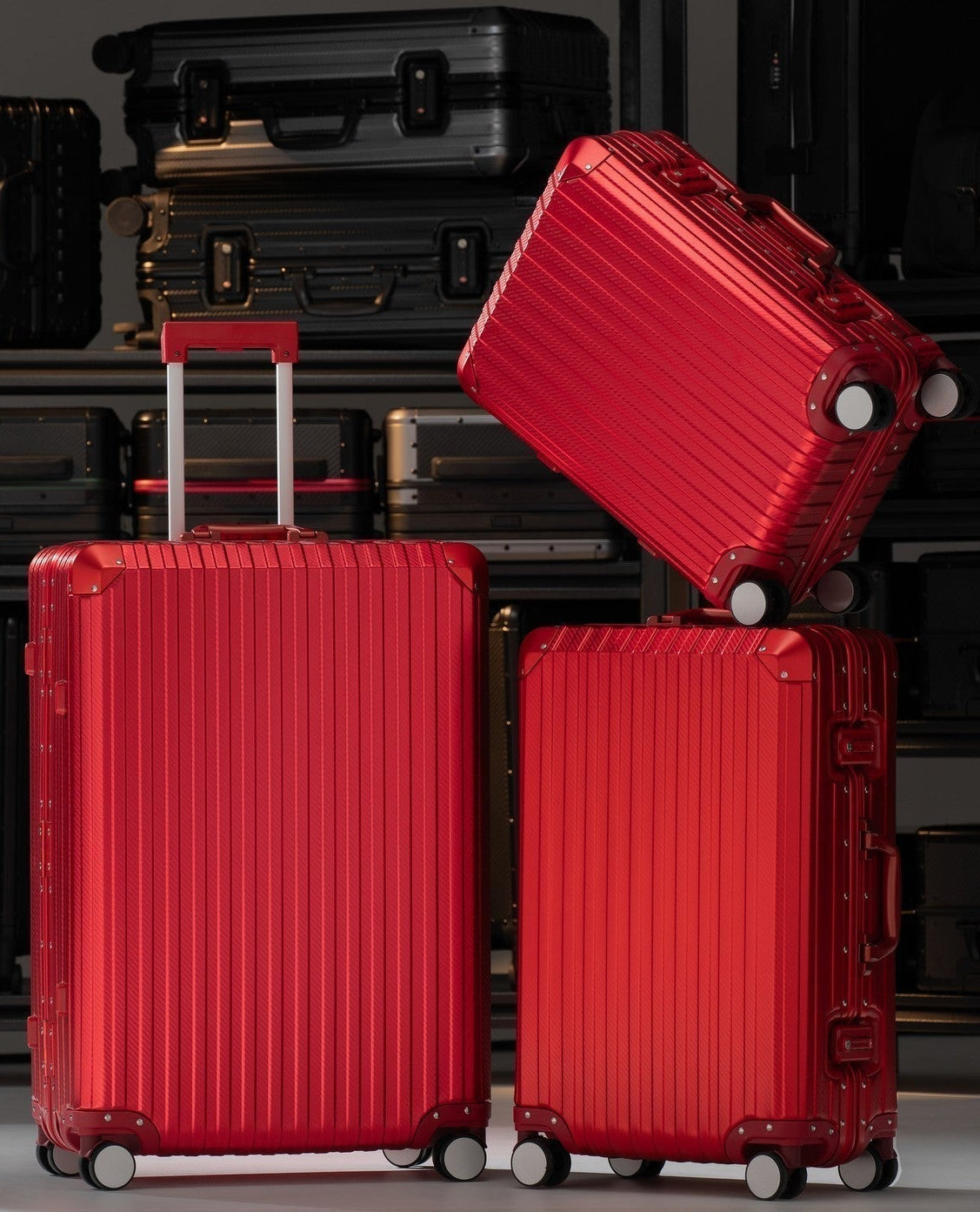 Treva Suitcase Aluminum Silver