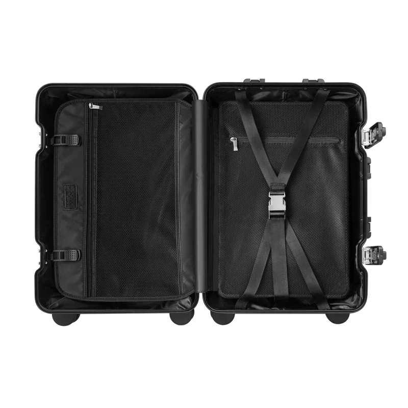 Treva Suitcase Aluminum Black