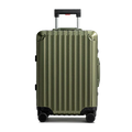 Treva Suitcase Aluminum Dark Green
