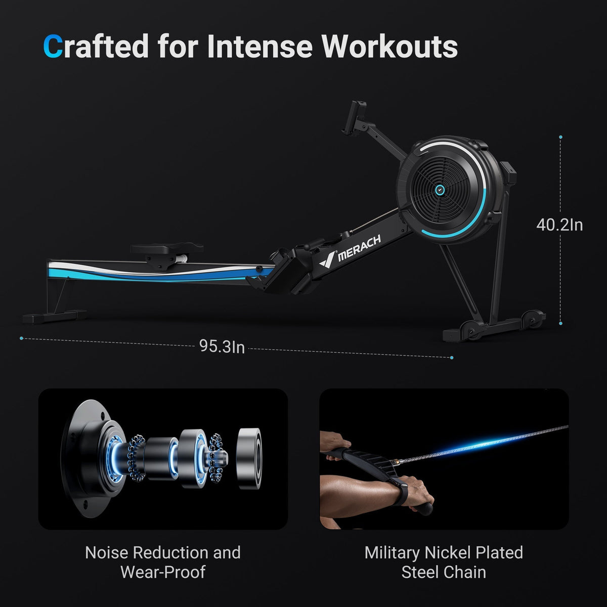 NovaRow R50 Air Resistance Rower